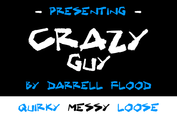 Crazy Guy Font - Featured Image