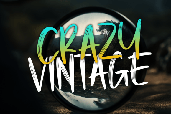 Crazy Vintage Font - Featured Image