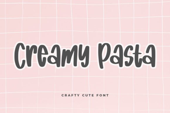 Creamy Pasta Font - Featured Image