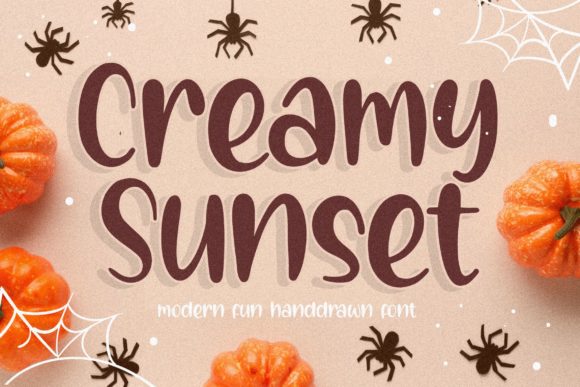 Creamy Sunset Font - Featured Image