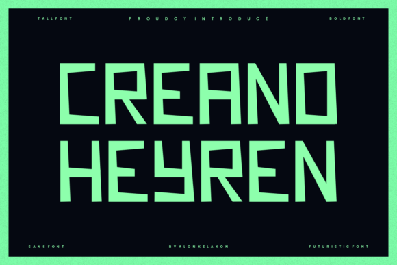 Creano Heyren Font - Featured Image