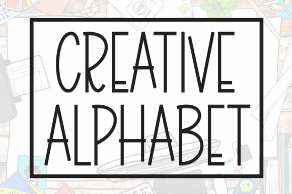 Creative Alphabet Font - Featured Image