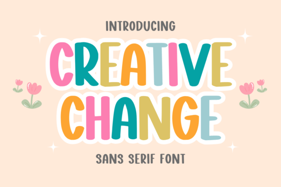 Creative Change Font - Featured Image