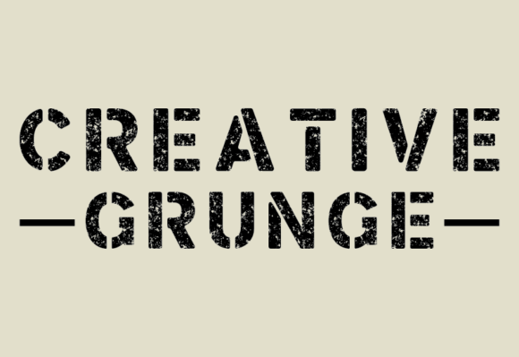 Creative Grunge Font - Featured Image