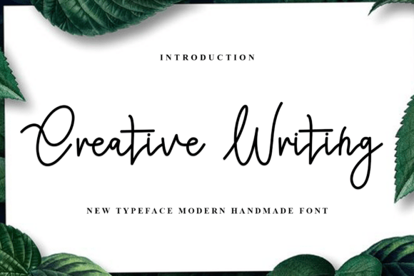 Creative Writing Font - Featured Image