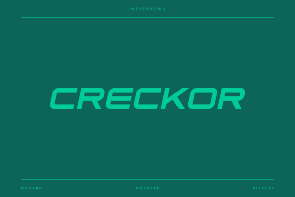 Creckor Font - Featured Image