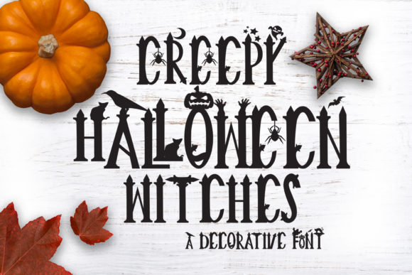 Creepy Halloween Witches Font - Featured Image