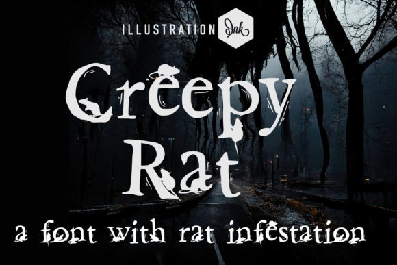 Creepy Rat Font - Featured Image