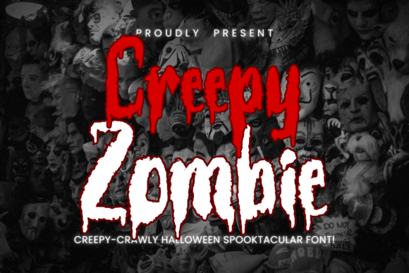 Creepy Zombie Font - Featured Image