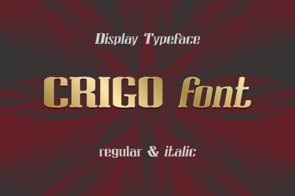 Crigo Font - Featured Image