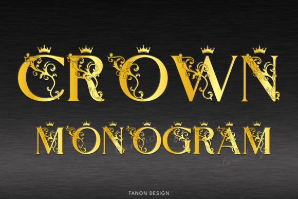 Crown Monogram Font - Featured Image