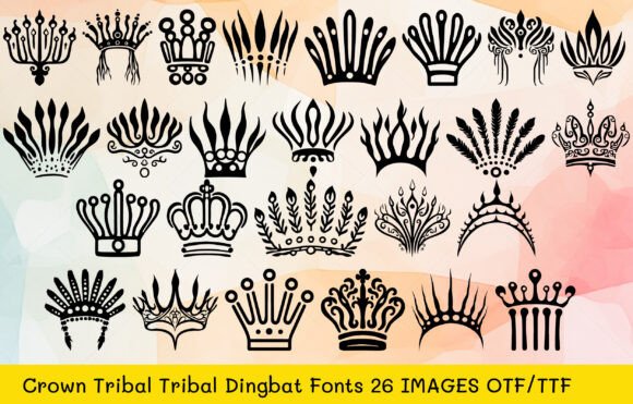 Crown Tribal Font - Featured Image