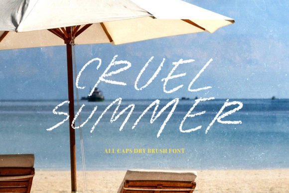 Cruel Summer Font - Featured Image