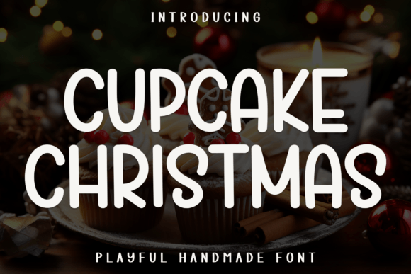 Cupcake Christmas Font - Featured Image
