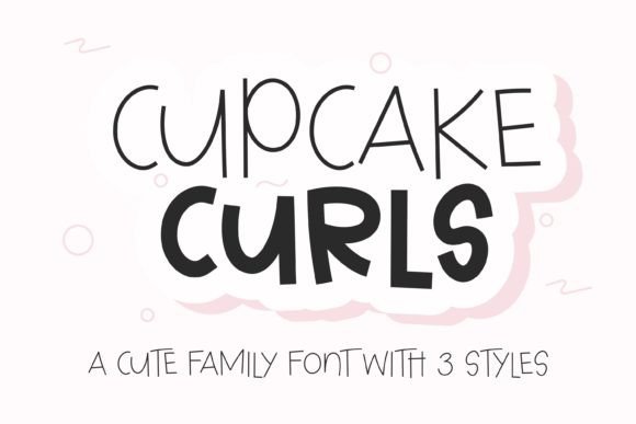 Cupcake Curls Font - Featured Image