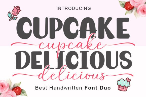 Cupcake Delicious Duo Font - Featured Image