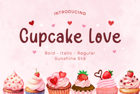 Cupcake Love Font - Featured Image