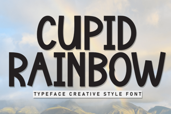 Cupid Rainbow Font - Featured Image