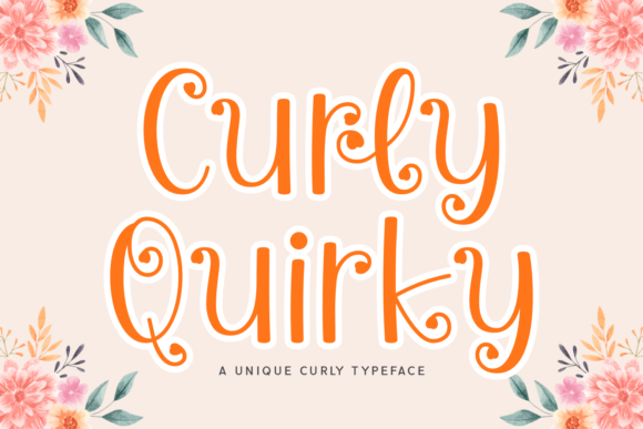 Curly Quirky Font - Featured Image