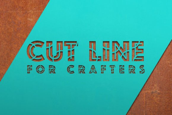 Cut Line Font - Featured Image