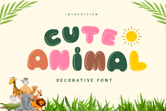 Cute Animals Font - Featured Image