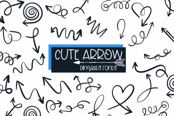 Cute Arrow Font - Featured Image