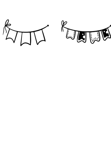 Cute Bunting Font - Featured Image
