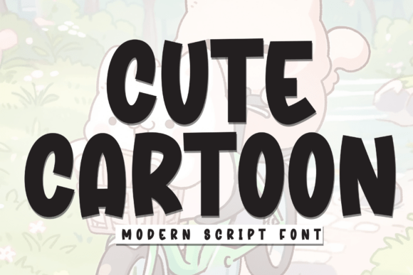 Cute Cartoon Font - Featured Image