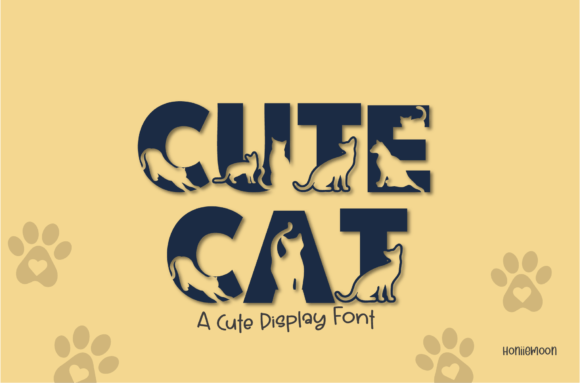 Cute Cat Font - Featured Image