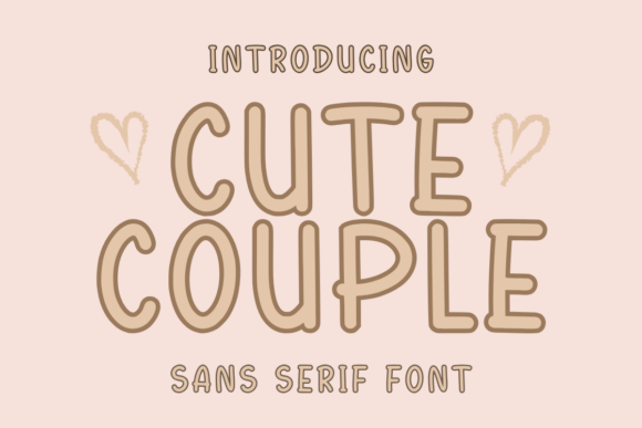 Cute Couple Font - Featured Image