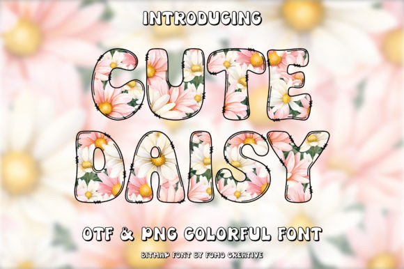 Cute Daisy Font - Featured Image