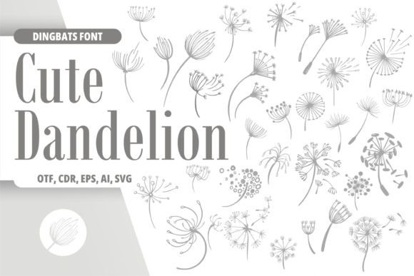 Cute Dandelion Font - Featured Image