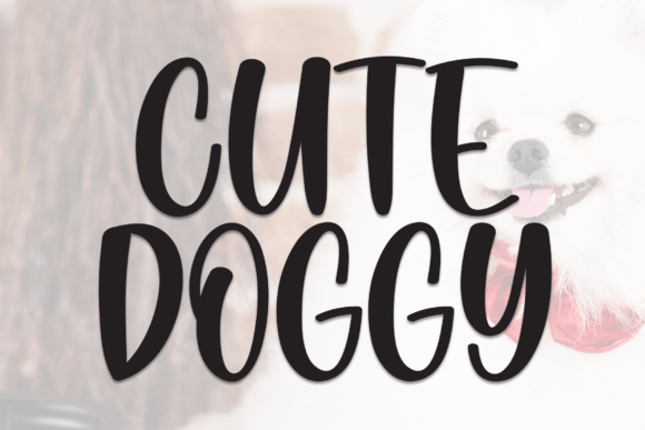 Cute Doggy Font - Featured Image
