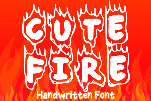 Cute Fire Font - Featured Image