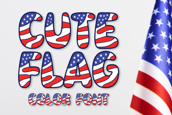 Cute Flag Font - Featured Image