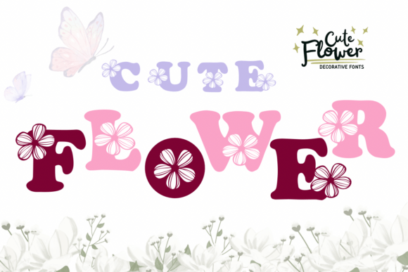 Cute Flower Font - Featured Image