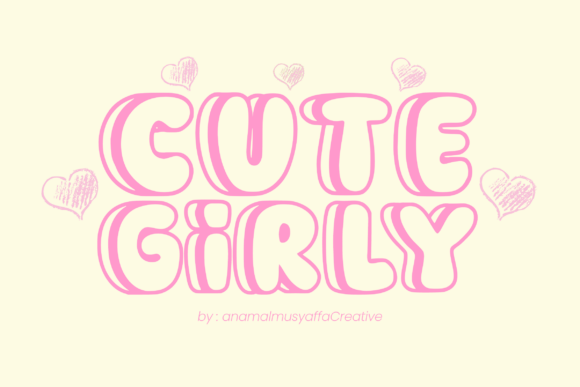 Cute Girly Font - Featured Image