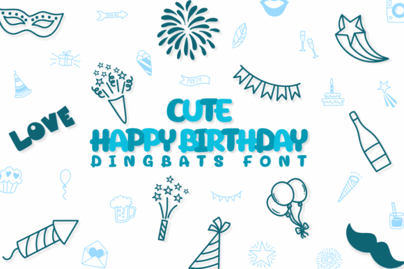 Cute Happy Birthday Font - Featured Image