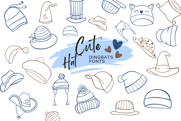 Cute Hat Font - Featured Image