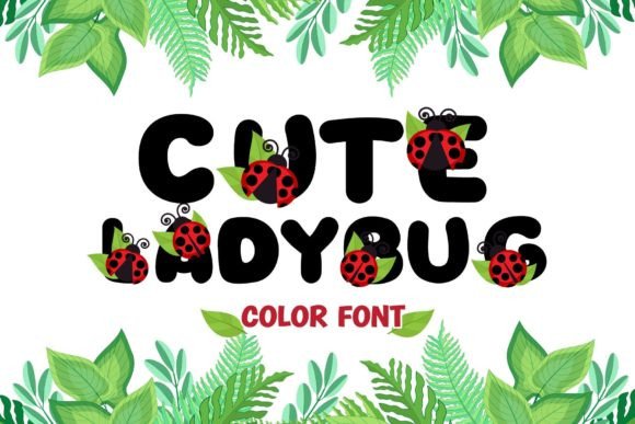 Cute Ladybug Font - Featured Image