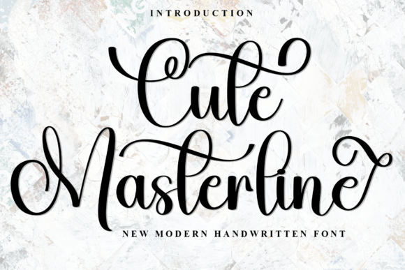 Cute Masterline Font - Featured Image