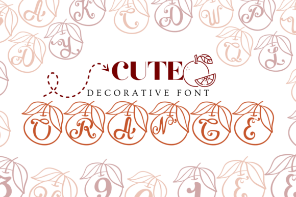 Cute Orange Font - Featured Image