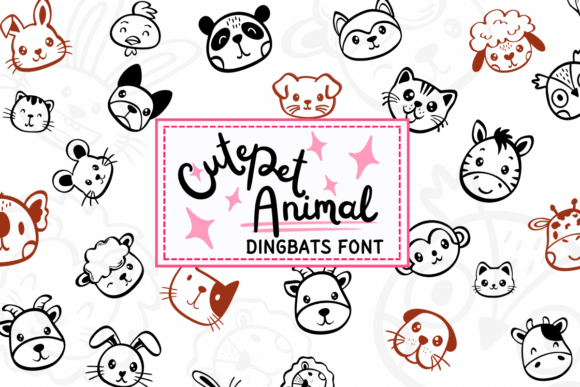 Cute Pet Animal Font - Featured Image