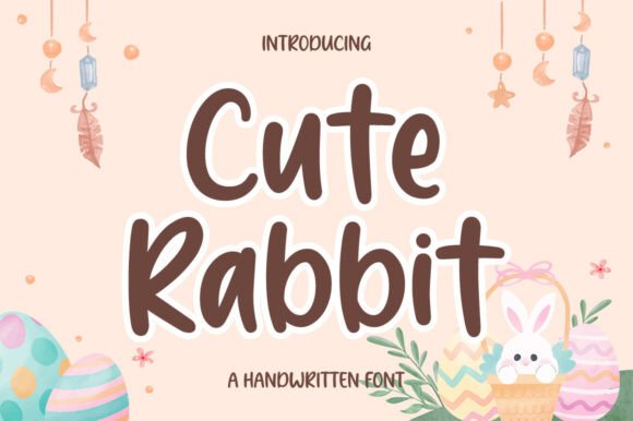 Cute Rabbit Font - Featured Image