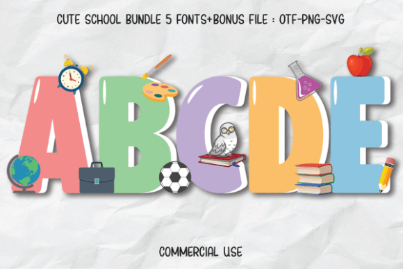 Cute School Font - Featured Image