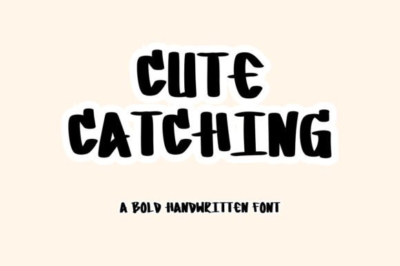 Cutecatching Font - Featured Image