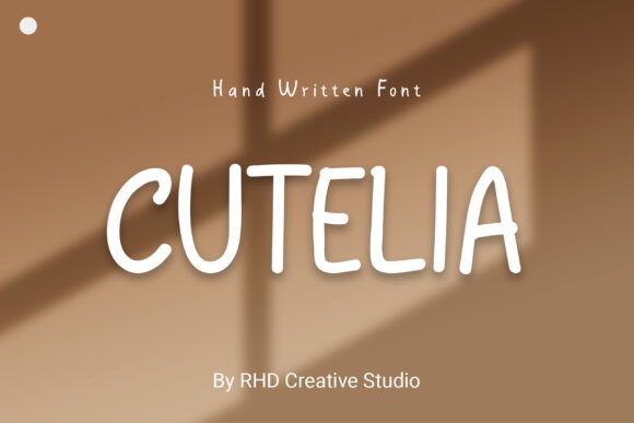 Cutelia Font - Featured Image
