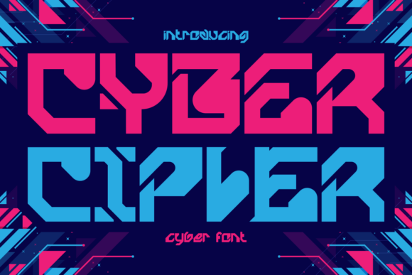 Cyber Cipher Font - Featured Image
