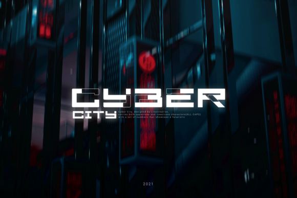 Cyber City Font - Featured Image