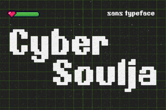 Cyber Soulja Font - Featured Image